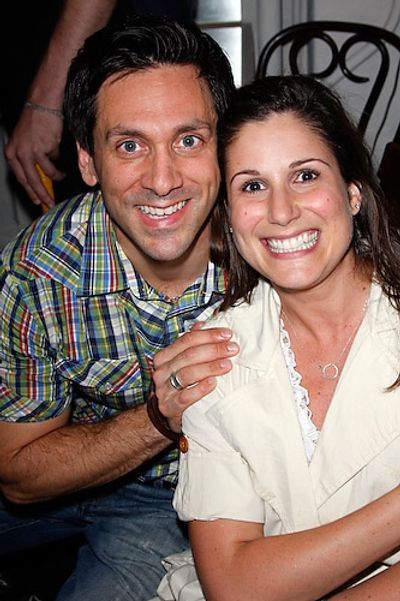 Director Michael Berresse and Stephanie J. Block
 Photo