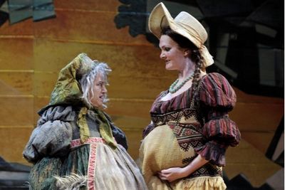 Phyllis Wright (The Waitress) and Kate Eifrig (The Inn KeeperÃ¢â‚¬â„¢s Wife Photo
