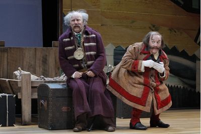 Peter Michael Goetz (Anton Antonovich) and Lee Mark Nelson (Dobchinsky)  Photo