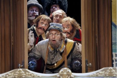 (Clockwise from top left) Wayne A. Evenson (The Judge), Stephen Yoakam (The Hospital  Photo