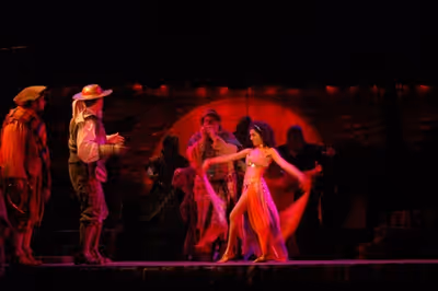  Richard Ruiz, David Mc Donald, Erick Devine, Nandita Shenoy in the Moorish Dance  Photo