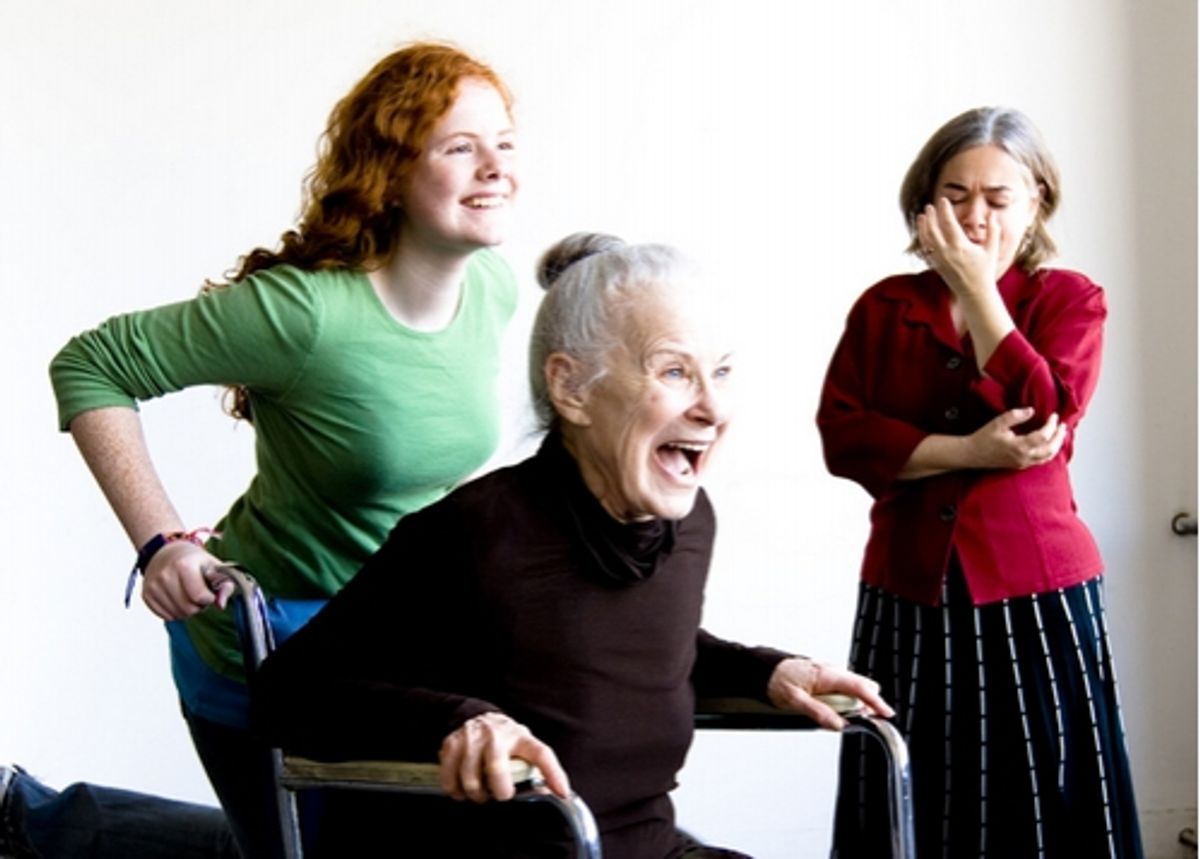 Amelie Lyons, Joanne Jacobson and Lenora Champagne at 