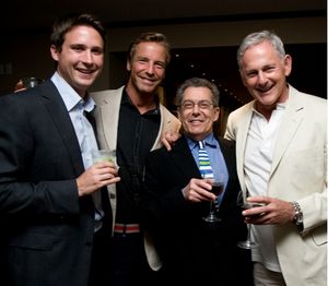 WTF Artistic Director Nicholas Martin (third from left) with WTF Artistic Associate J Photo