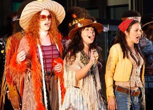 Megan Reinking, Allison Guinn and Caren Lin Manuel

 Photo