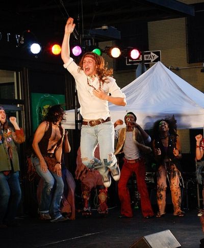 Jonathan Groff and Tribe
 Photo