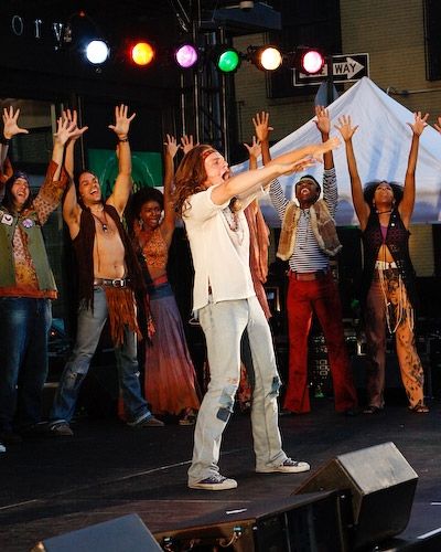 Jonathan Groff and Tribe
 Photo