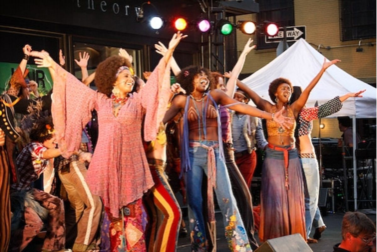 Nicole Lewis, Patina Renea Miller and Sayon Sengbloh at 