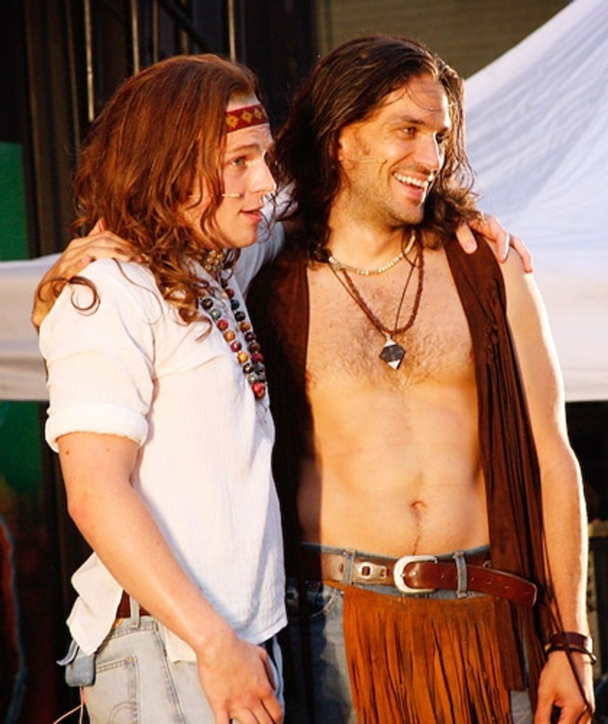 Jonathan Groff and Will Swenson at 