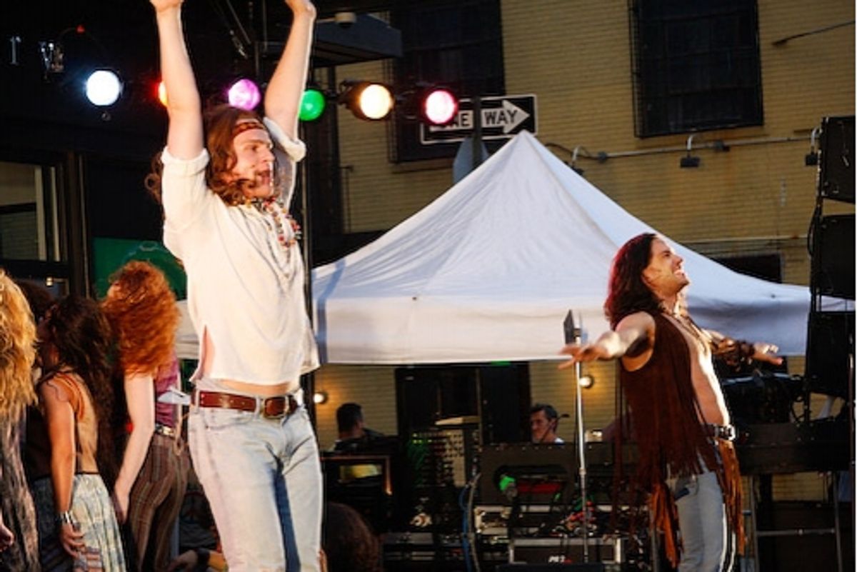 Jonathan Groff and Will Swenson at 