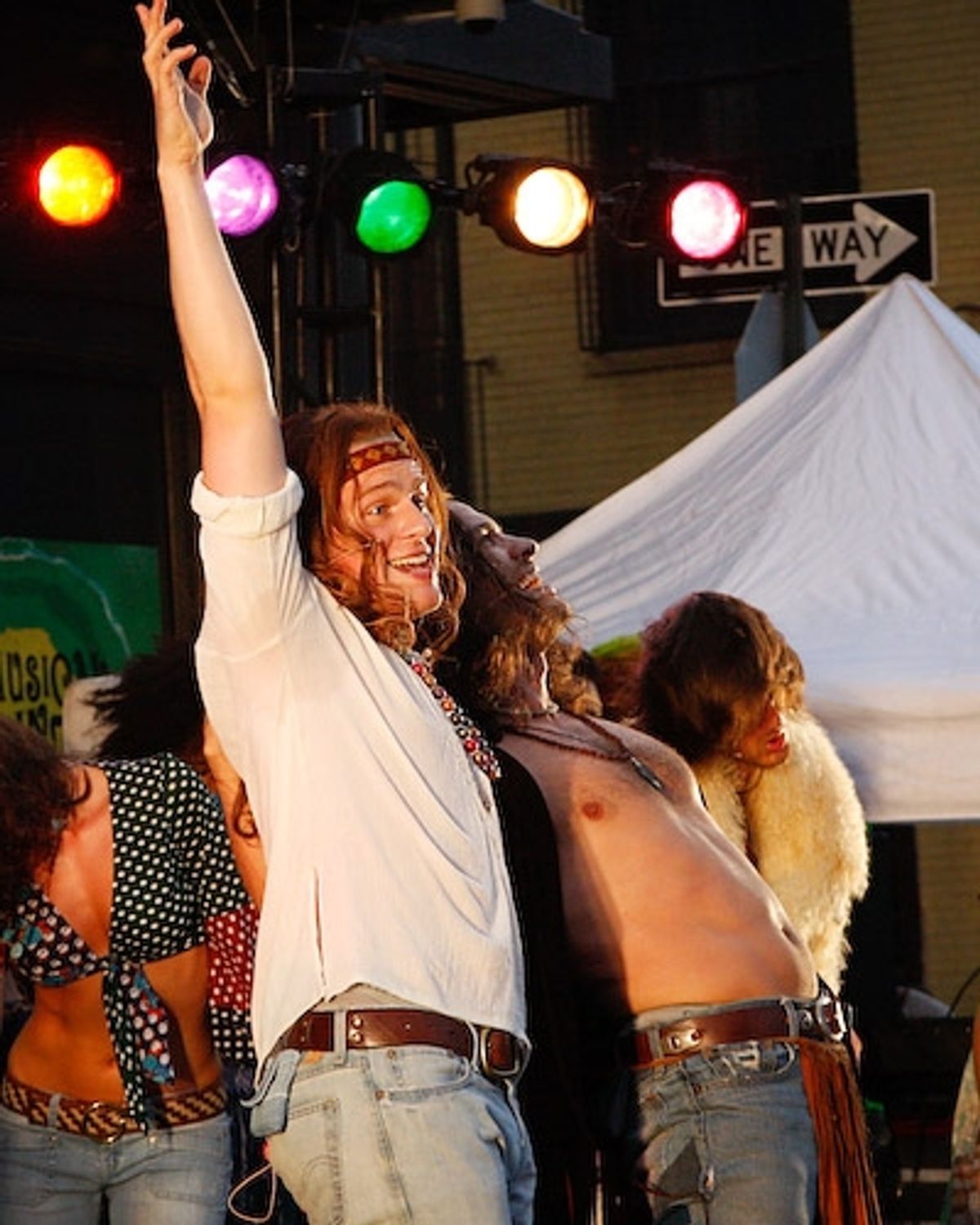 Jonathan Groff and Will Swenson at 