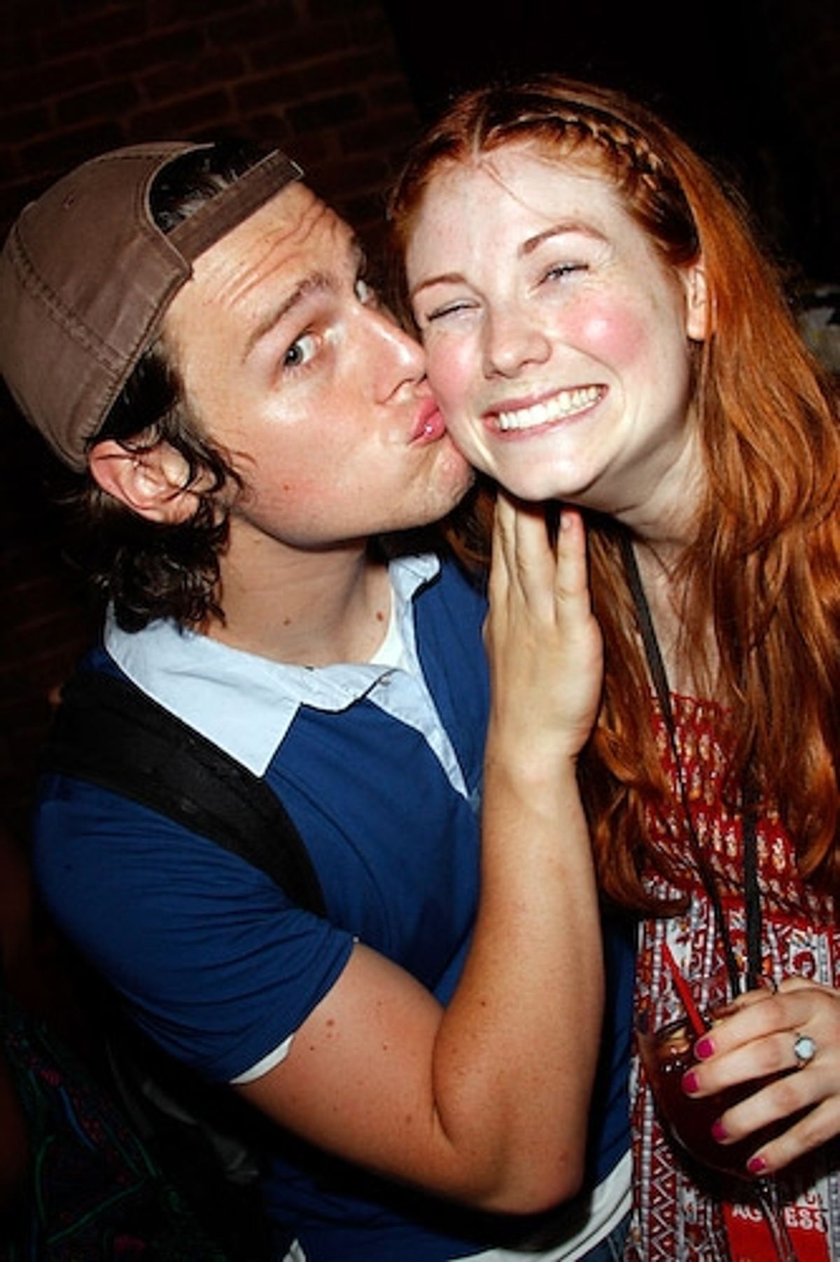 Jonathan Groff and Allison Case
 at 