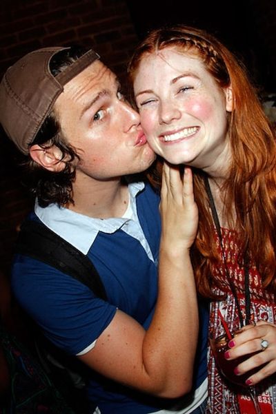 Jonathan Groff and Allison Case
 Photo