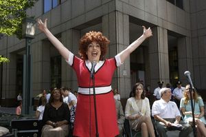 Gina Kreiezmar as "Annie' from FORBIDDEN BROADWAY @ BroadwayWorld Gina Kreiezmar as "Annie' from FORBIDDEN BROADWAY Photo