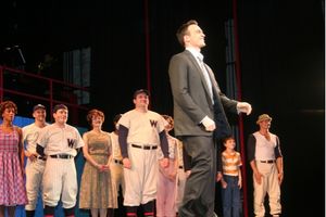 Cheyenne Jackson (Joe Hardy) and Damn Yankees cast members @ BroadwayWorld Cheyenne Jackson (Joe Hardy) and Damn Yankees cast members Photo