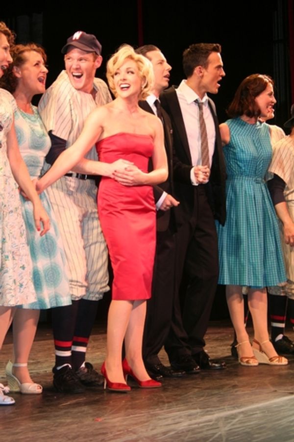 Marya Grandy, Jimmy Ray Bennett, Jane Krakowski, Sean Hayes,Cheyenne Jackson and Photo