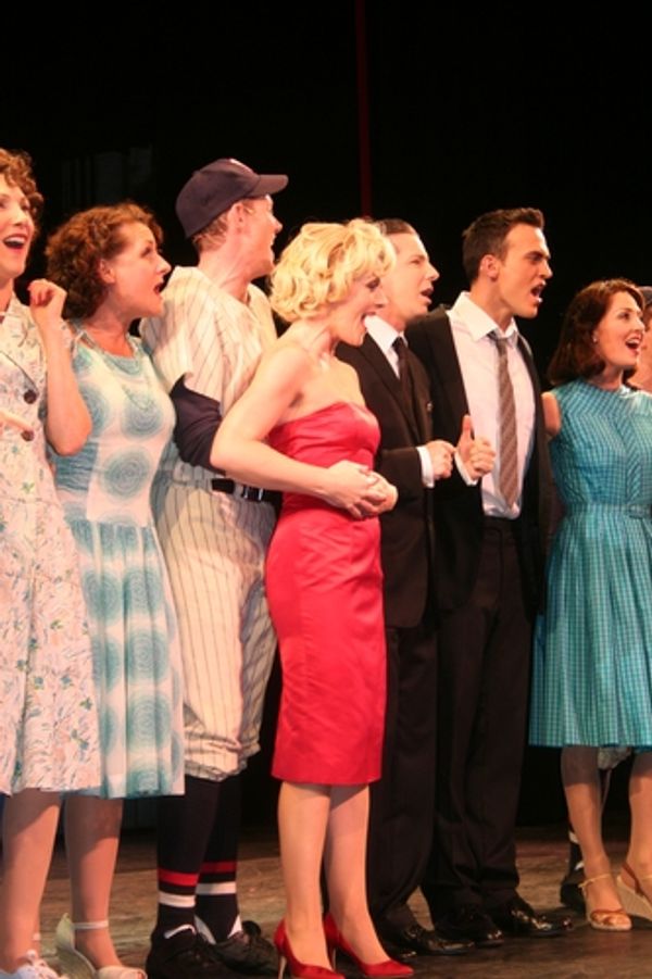 Marya Grandy, Jimmy Ray Bennett, Jane Krakowski, Sean Hayes,Cheyenne Jackson and  Photo