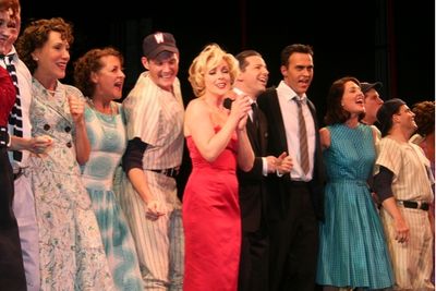 Randy Graff, Marya Grandy, Jimmy Ray Bennett, Jane Krakowski, Sean Hayes, Cheyenne Ja Photo