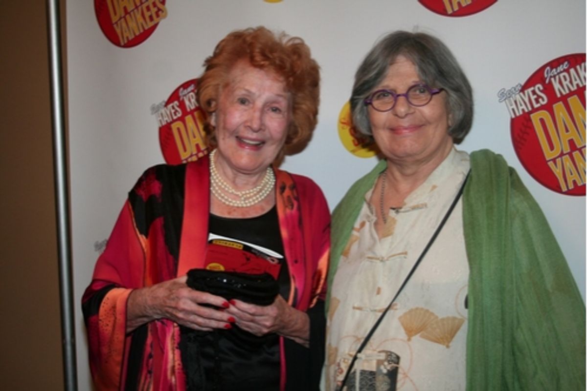 Shannon Bolin (The OBC, Meg Boyd) and Rae Allen (The OBC, Gloria Thorpe)
 at 