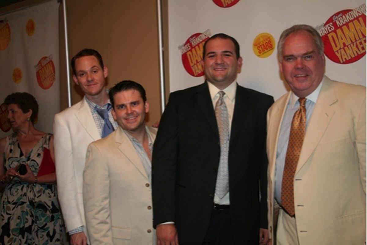 Jimmy Ray Bennett (Sohovik), Robert Creighton (Smoky), Jimmy Smagula (Rocky) and Michael Mulheren (Benny Van Buren)
 at 