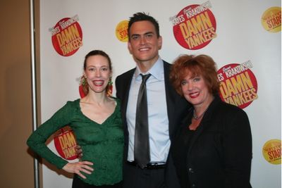 Veanne Cox, Cheyenne Jackson and Kathy Fitzgerald
 Photo