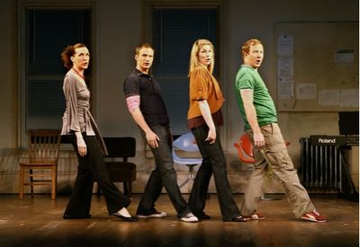 Susan Blackwell , Jeff Bowen, Heidi Blickenstaff, and Hunter Bell Photo