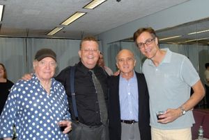 Hal Hackady, James Morgan(York Producing Artistic Director) Larry Grossman and Howard McGillin
@ BroadwayWorld Hal Hackady, James Morgan(York Producing Artistic Director) Larry Grossman and Howard Photo