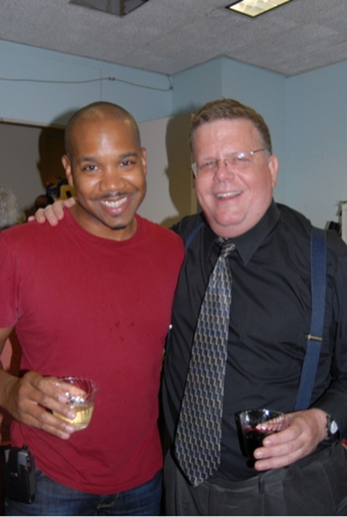 Darius de Haas and James Morgan
 at 