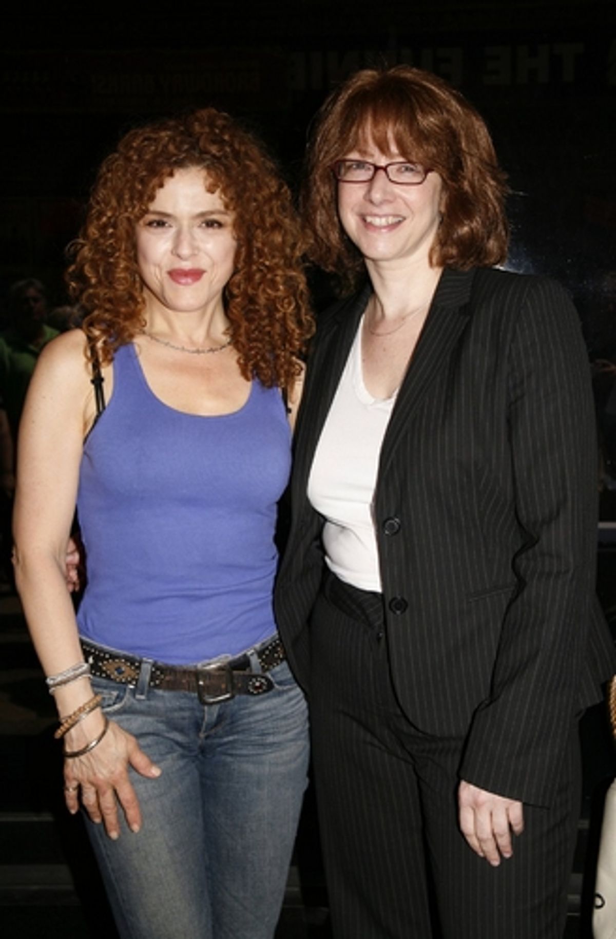 Bernadette Peters with Linda B. Rosenthal 
 at 
