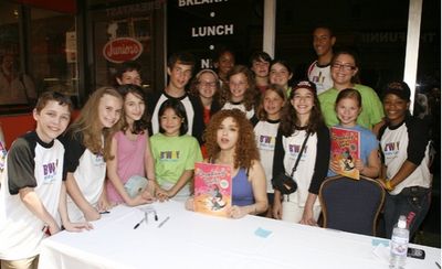 Bernadette Peters and The Broadway Kids Photo