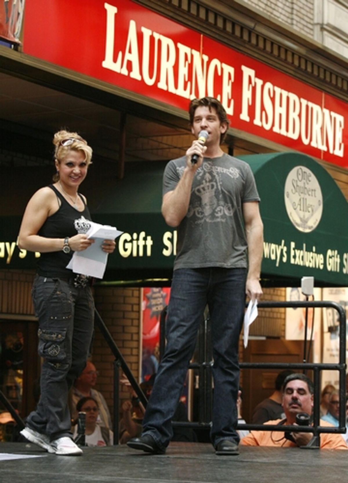 Orfeh and Andy Karl
 at 