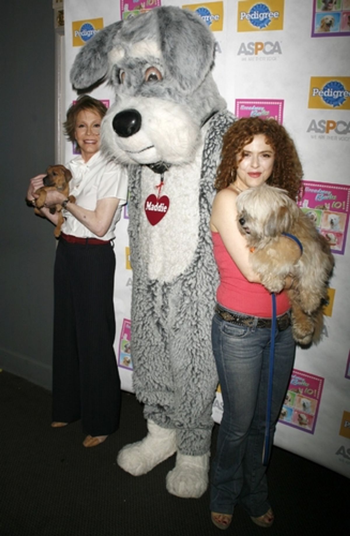 Mary Tyler Moore and Bernadette Peters 
 at 