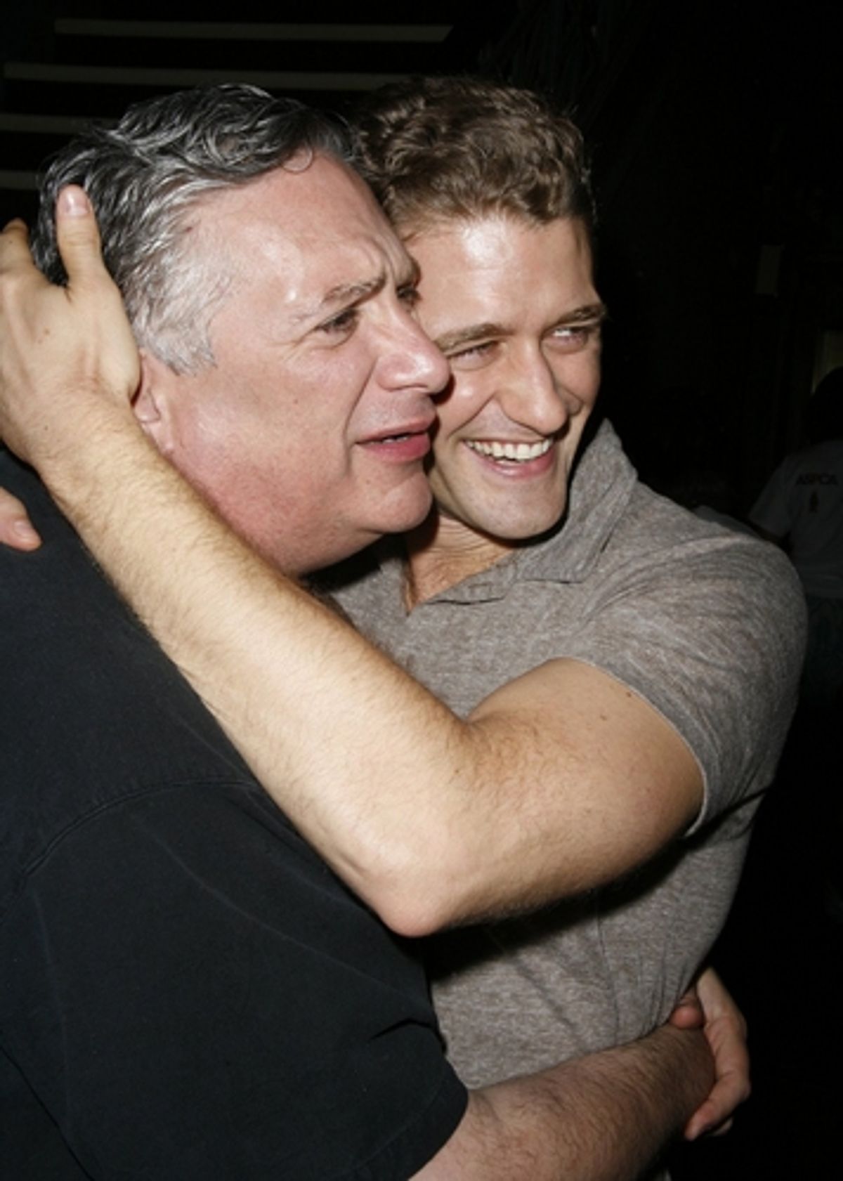 Harvey Fierstein and Matthew Morrison at 