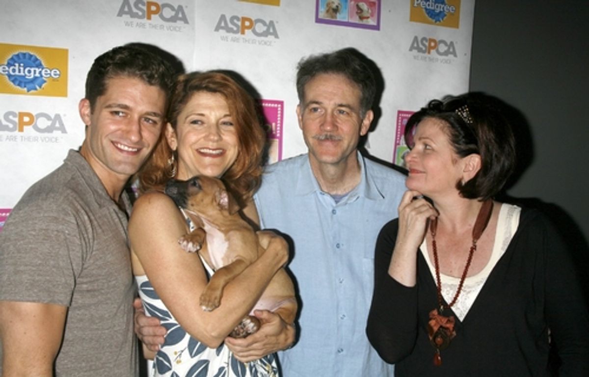 Matthew Morrison,Victoria Clark, Boyd Gaines, and Faith Prince at 