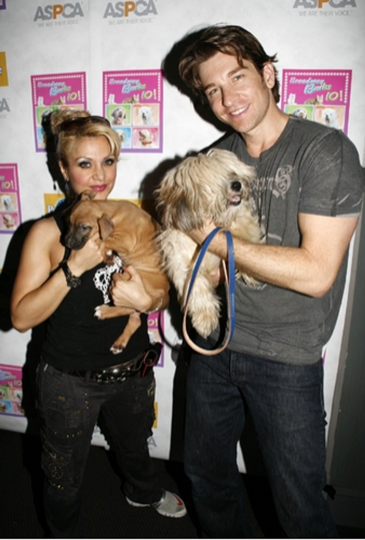 Andy Karl and Orfeh
 at 