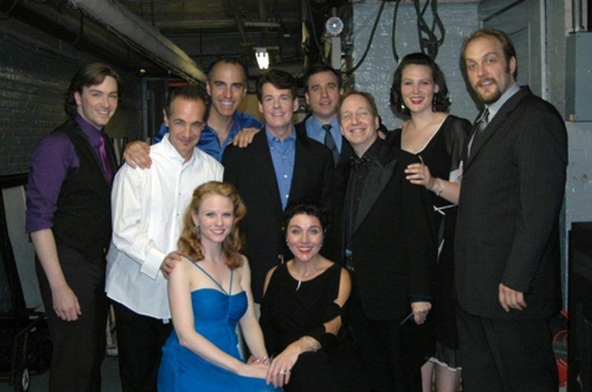 Night At The Operetta II Cast and host Scott Siegel
 at 