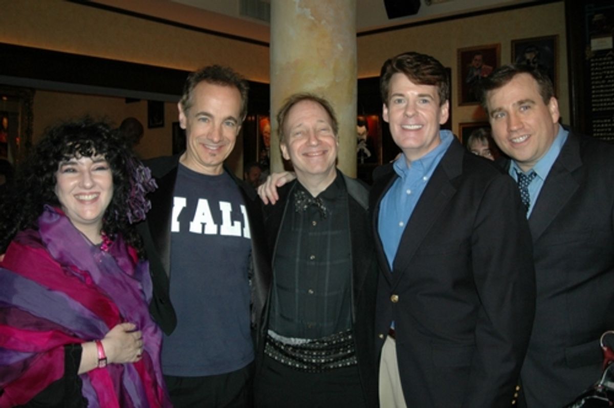 Barbara Siegel,Jason Graae, Scott Siegel, John Easterlin and Bill Daugherty
 at 