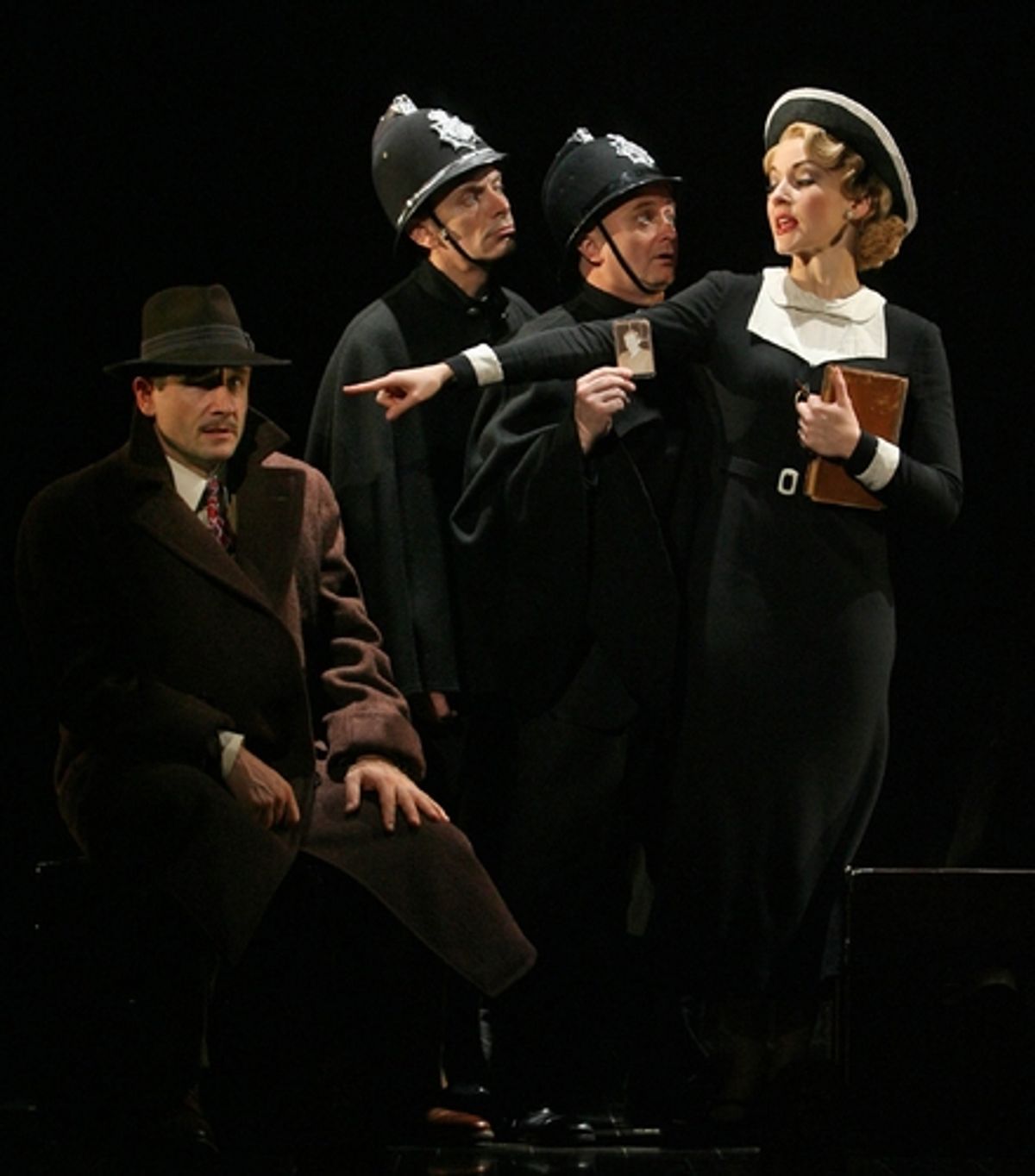 Sam Robards, Arnie Burton, Cliff Saunders, Jennifer Ferrin at 