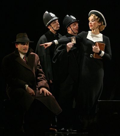 Sam Robards, Arnie Burton, Cliff Saunders, Jennifer Ferrin Photo