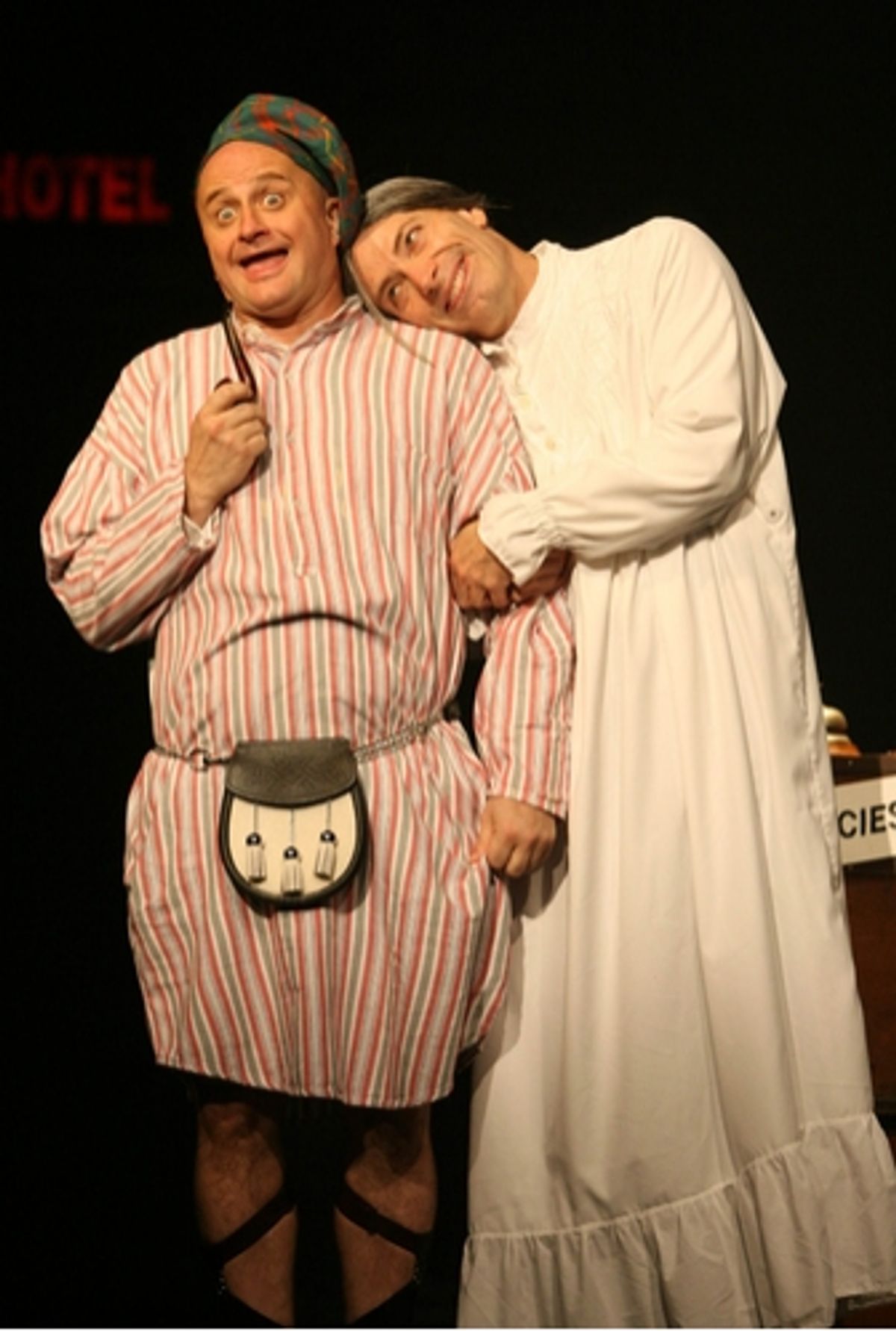 Cliff Saunders and Arnie Burton at 