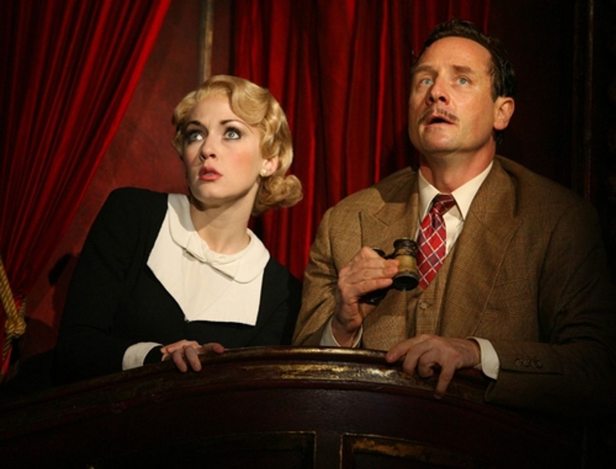 Jennifer Ferrin and Sam Robards at 