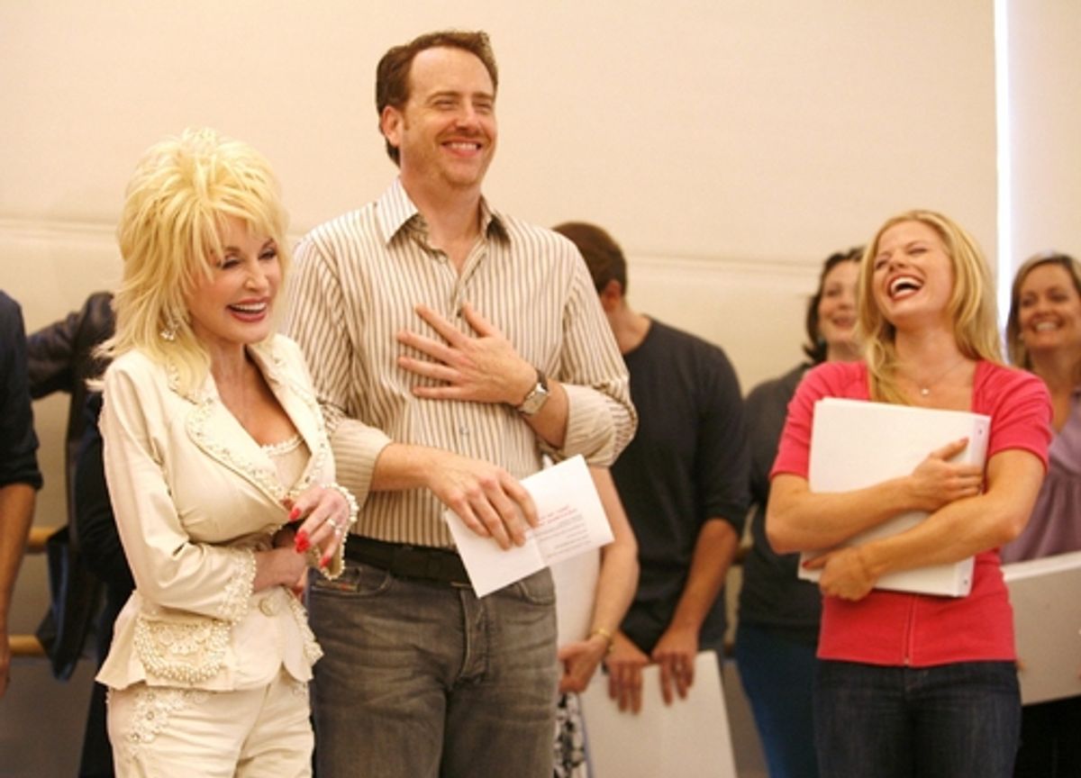 Dolly Parton,Robert Greenblatt and Megan Hilty
 at 
