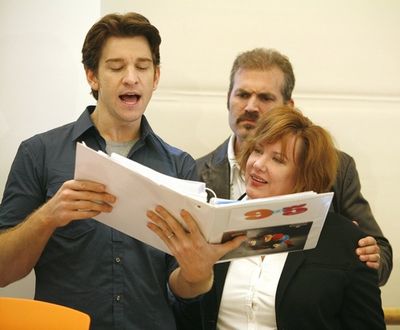 Andy Karl,Marc Kudisch and Kathy Fitzgerald 
 Photo