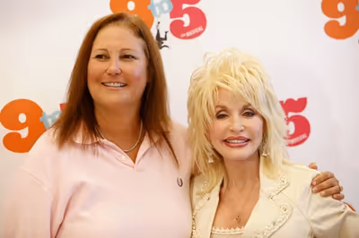 Patricia Resnick and Dolly Parton
 Photo