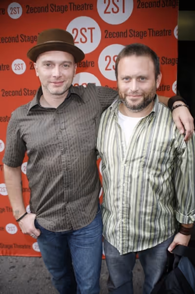 Michael Cerveris with brother Todd 
 Photo