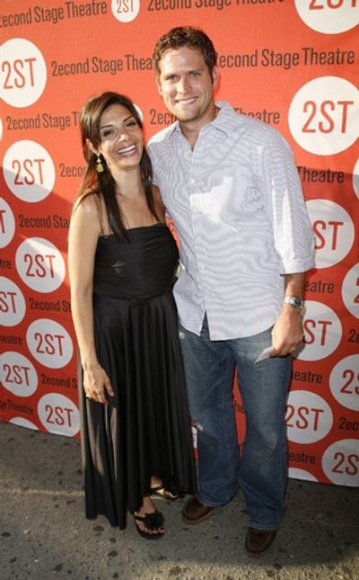 Steven Pasquale and Callie Thorne 
 Photo