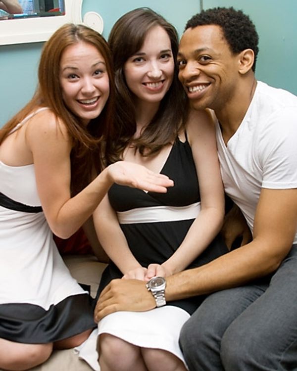 Sierra Boggess, Summer Boggess, and Derrick Baskin (Jetsam)
 Photo