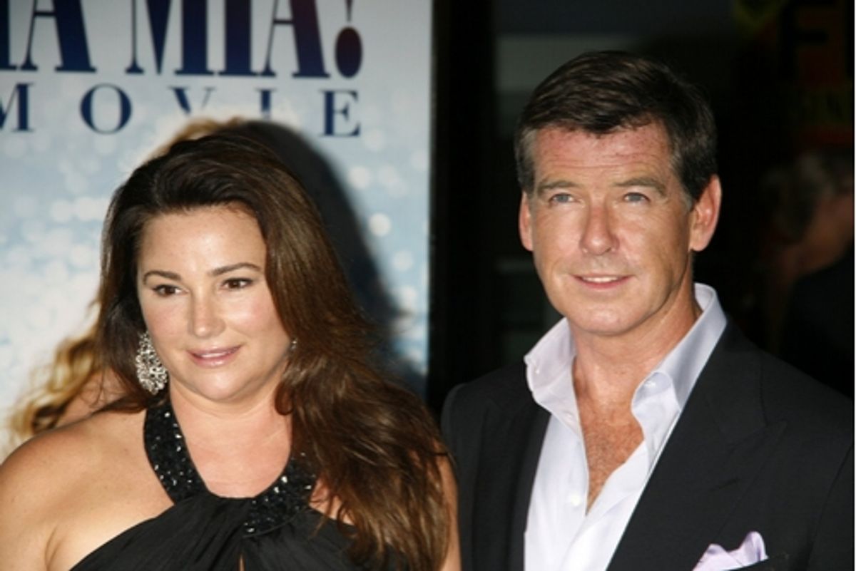 Pierce Brosnan and Keely Shaye Smith
 at 