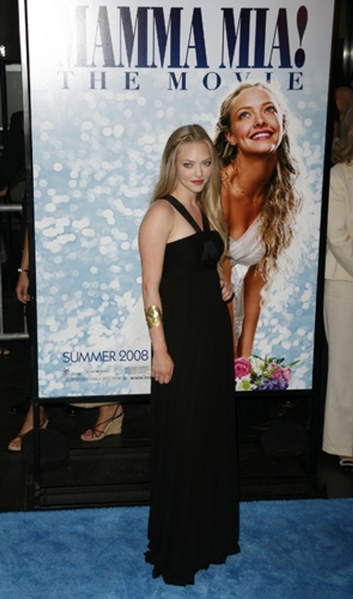 Amanda Seyfried at Mamma Mia! New York City Premiere
