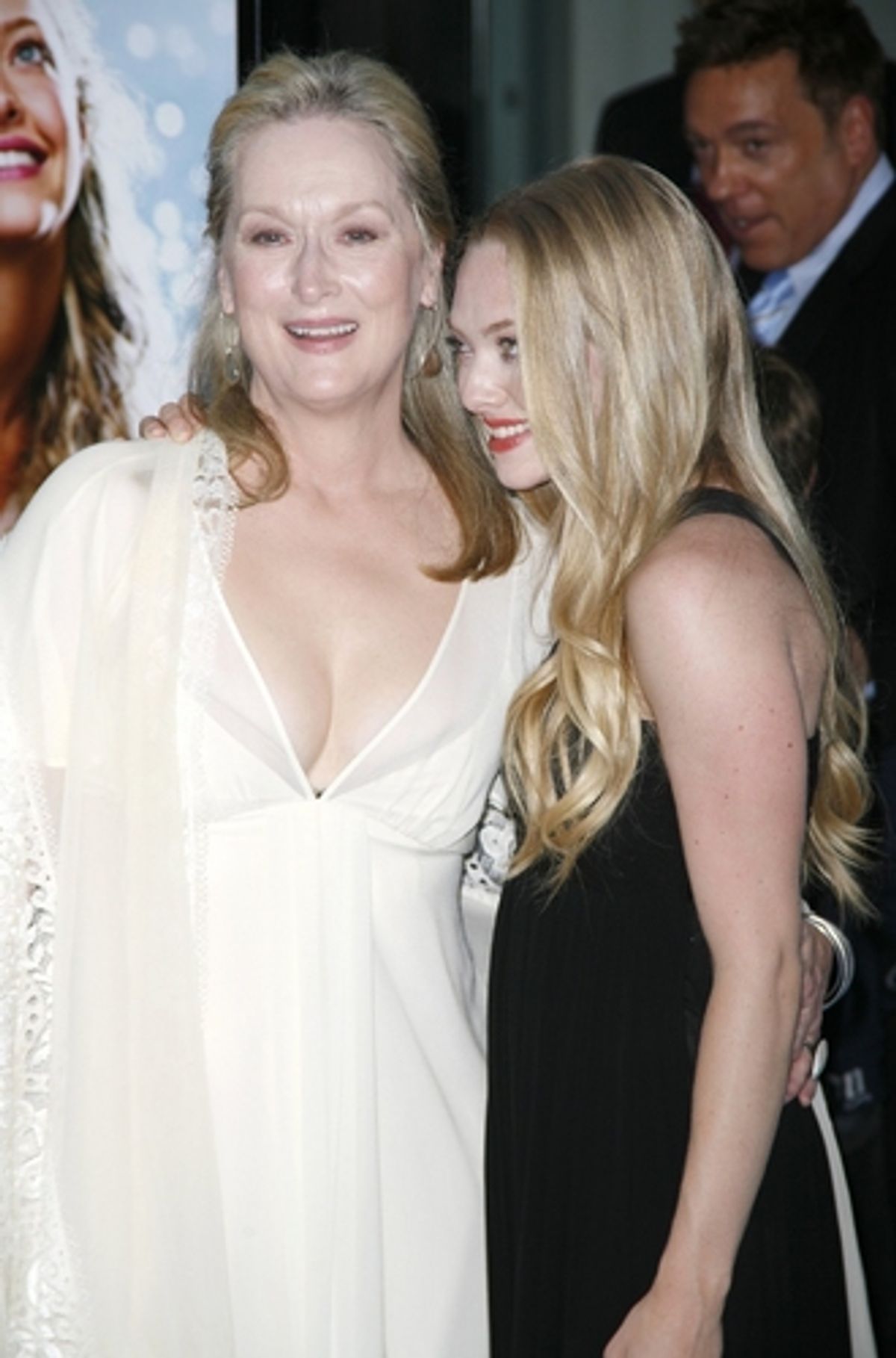 Meryl Streep and Amanda Seyfried at Mamma Mia! New York City Premiere