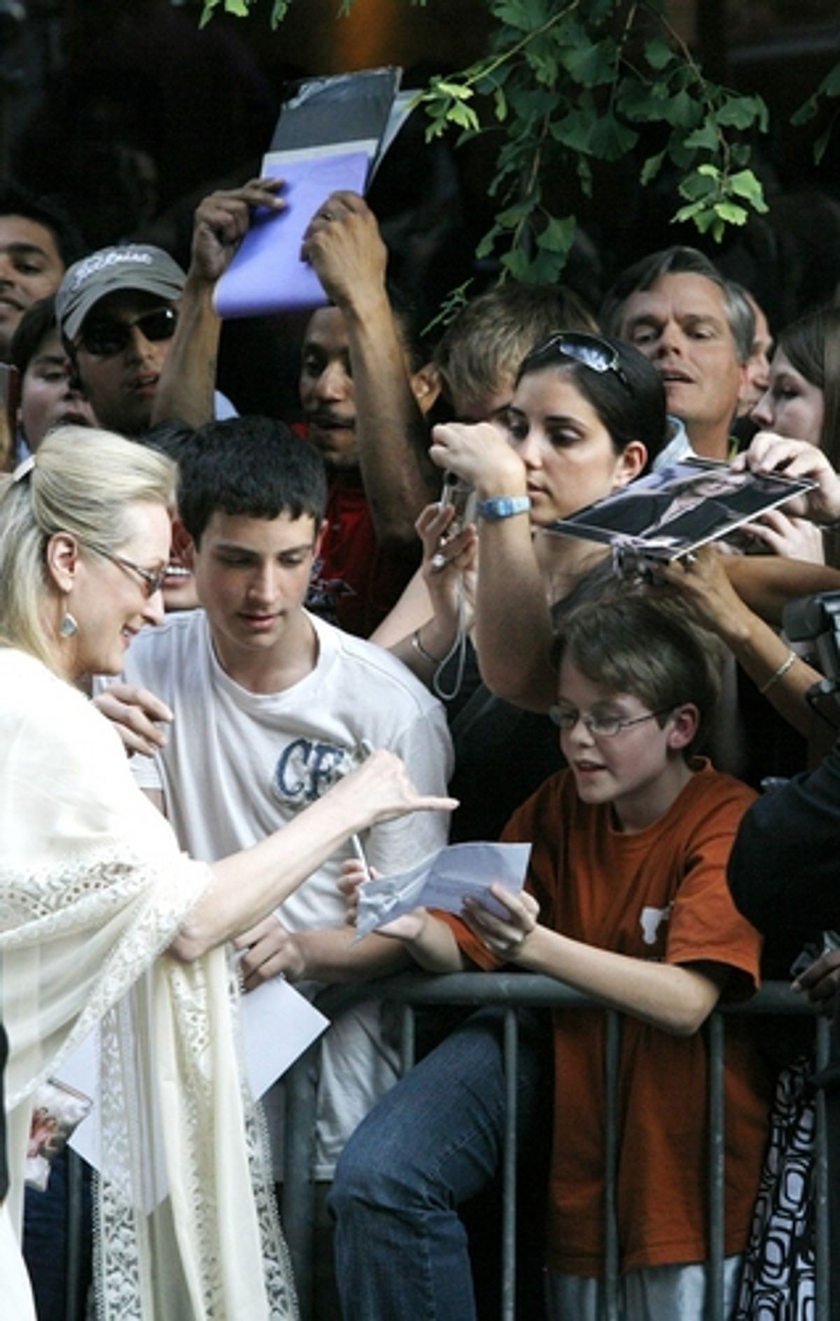 Meryl Streep at Mamma Mia! New York City Premiere
